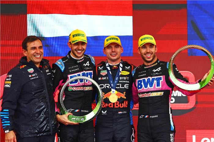 2024 F1 Brazil GP podium