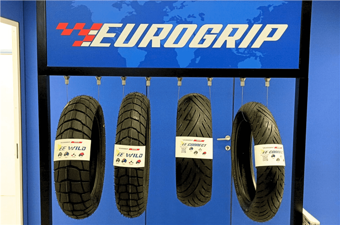 TVS Eurogrip Trailhound tyres unveiled at EICMA 2024