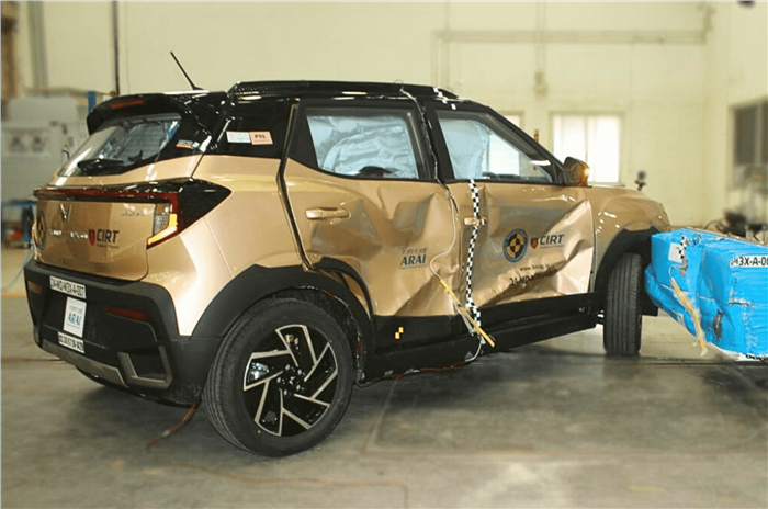 Mahindra XUV 3XO BNCAP crash test