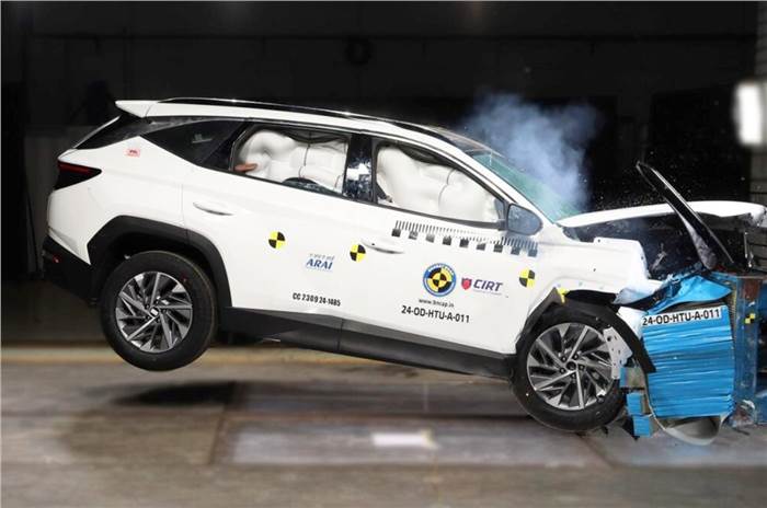 Hyundai Tucson BNCAP crash test result 