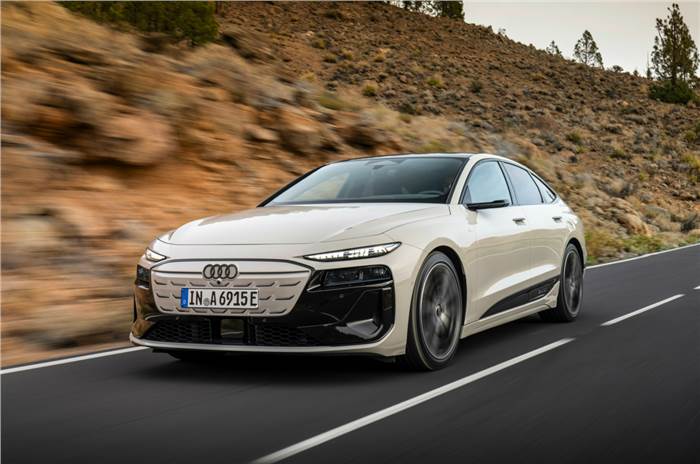 Audi A6 e-tron Sportback front quarter 
