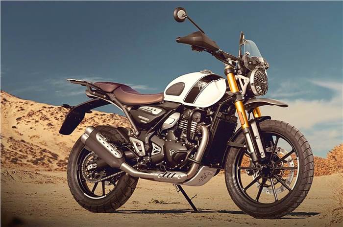 Triumph Scrambler 400 accessories, year-end offers