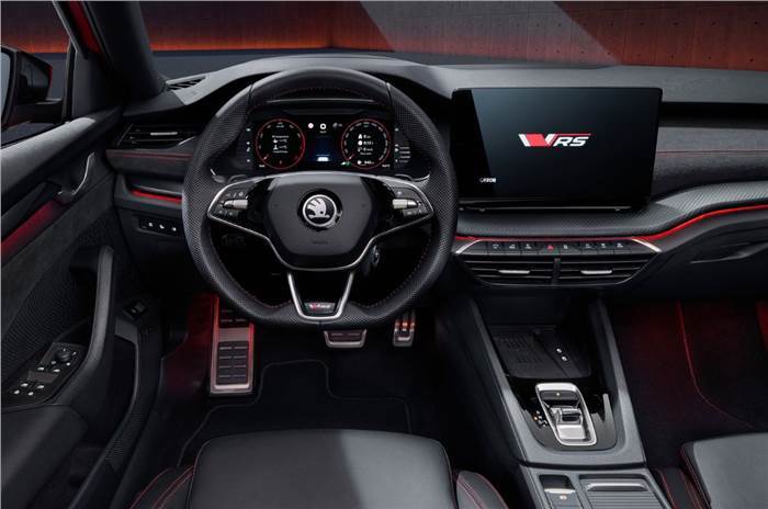 Skoda Octavia RS interior.