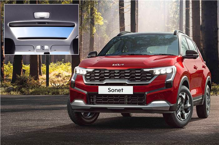 Kia Sonet sunroof variants make up 79 percent of SUV&#8217;s total sales