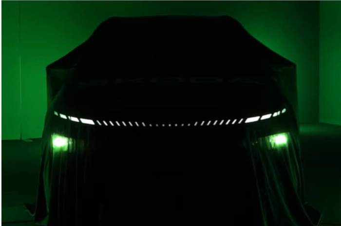 Skoda Enyaq facelift teaser 