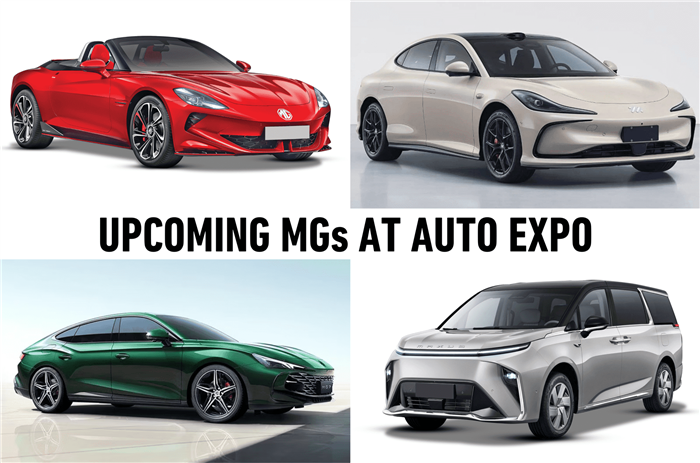 Upcoming MG cars at Auto Expo 2025 