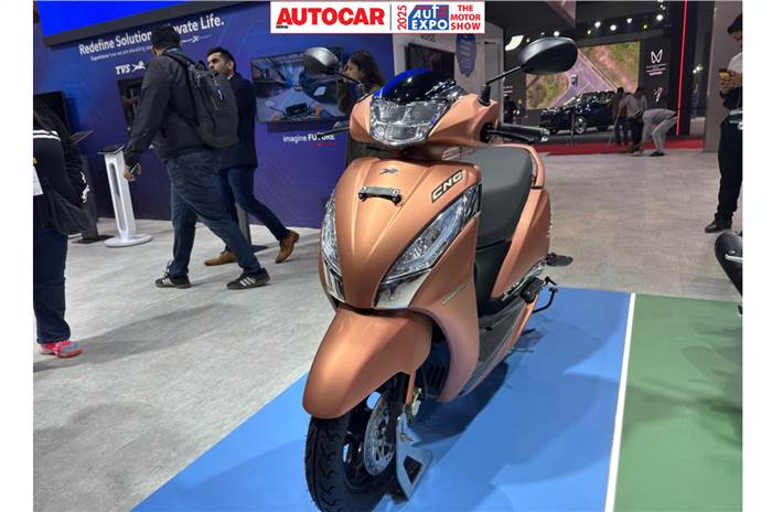 TVS Jupiter CNG debuts at Auto Expo, mileage, design