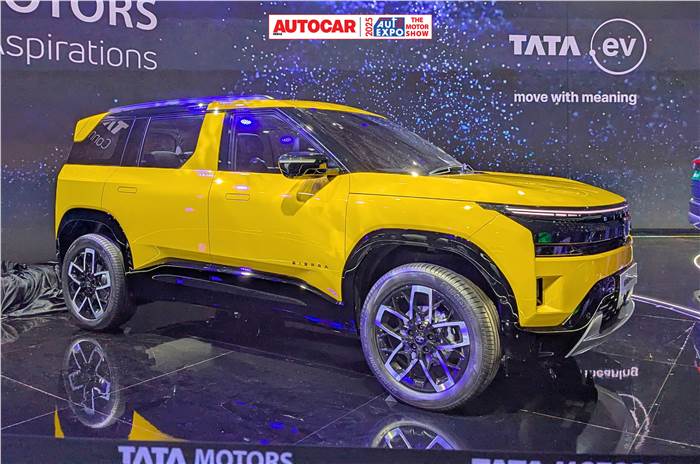 Tata Sierra petrol and diesel at Auto Expo 2025