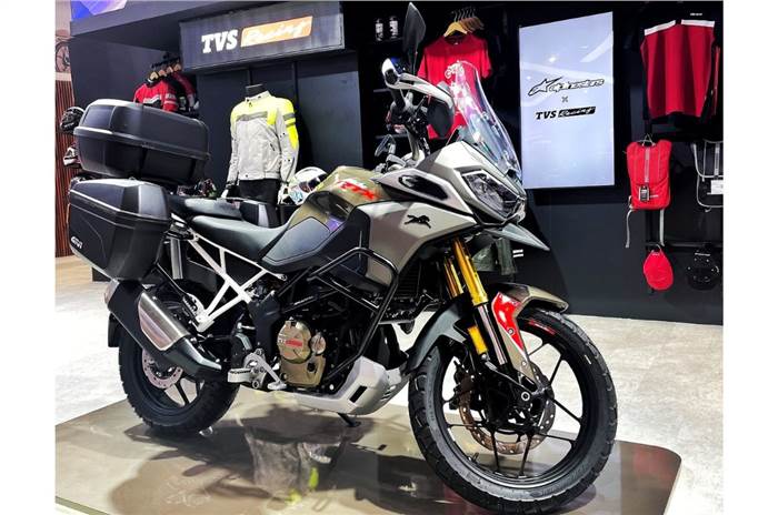 TVS Apache RTX 300 debuts at Auto Expo 2025, launch details