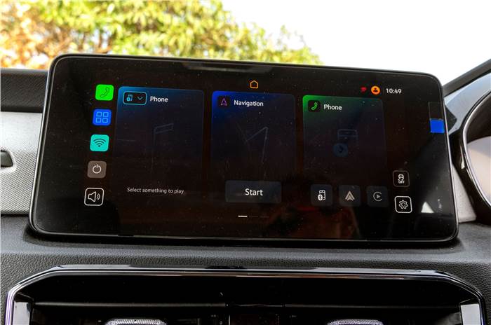 SKoda Kylaq review infotainment