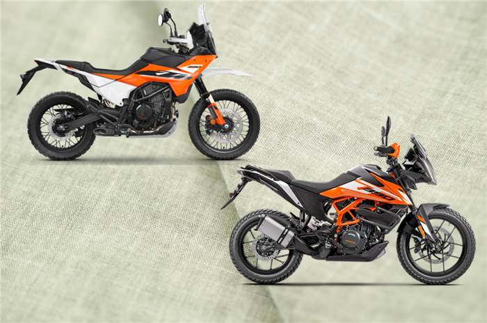 KTM 390 Adventure weight, seat height, features, design 