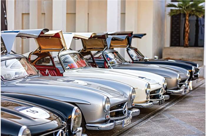 1000 Miglia Experience, desert rally in UAE, vintage and classic cars