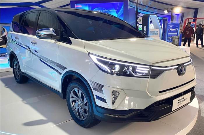 toyota innova ev concept 2025 battery specs details