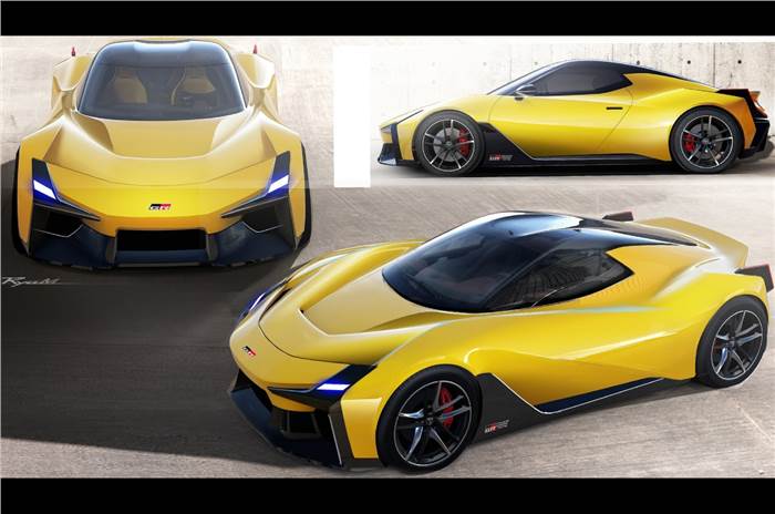 Toyota FT-Se concept sketches