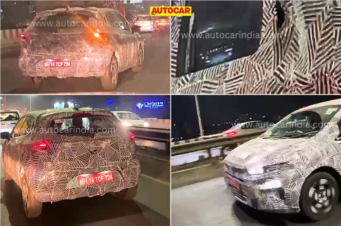 2025 Tata Altroz facelift spied