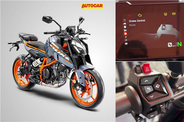 KTM 390 Duke cruise control