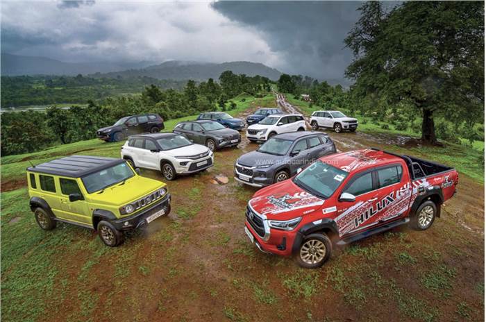 Autocar India SUV off road day 2023