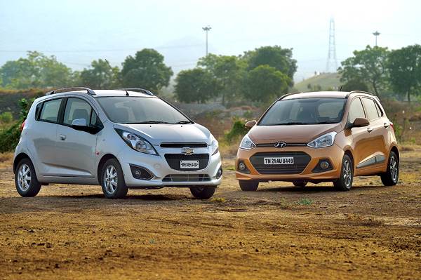 Chevrolet Beat diesel vs Hyundai Grand i10 diesel comparison