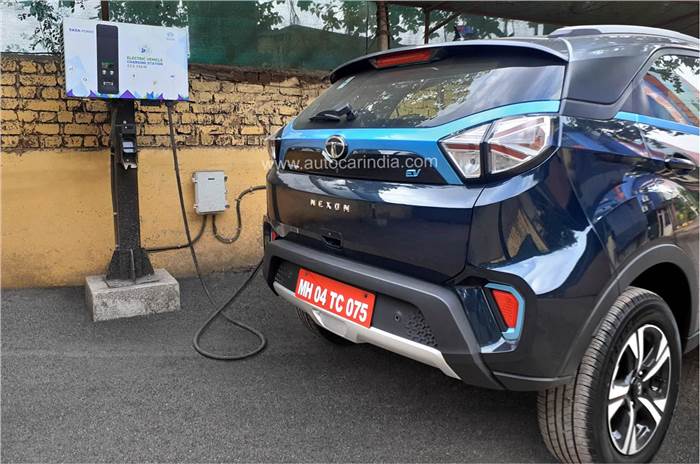 Tata Nexon EV charging