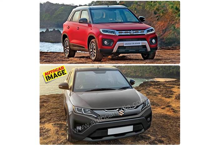 Maruti Suzuki Vitara Brezza vs 2022 Maruti Brezza 