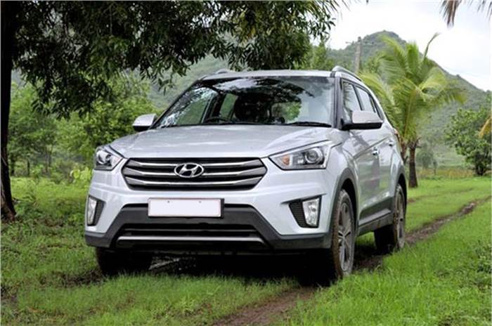 2016 Hyundai Creta front quarter.