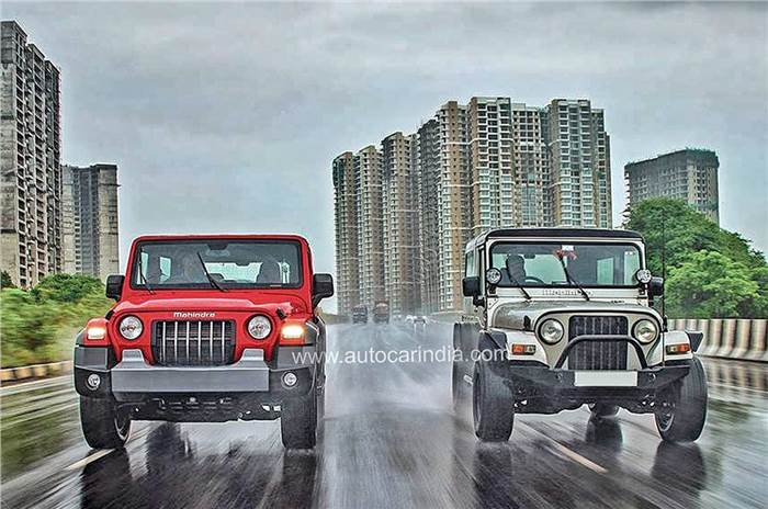 Mahindra Thar old vs new