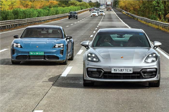 Porsche Panamera vs Taycan