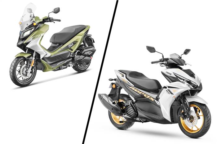 Yamaha Aerox vs Hero Xoom 160