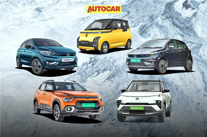 Most affordable EVs in India 