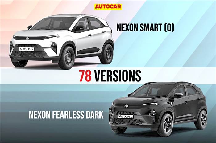 Tata Nexon 78 variant lineup explained