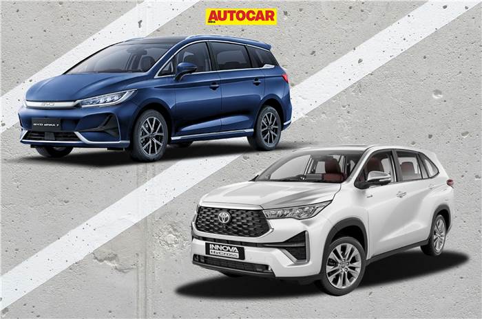 BYD eMax 7 vs Toyota Innova Hycross