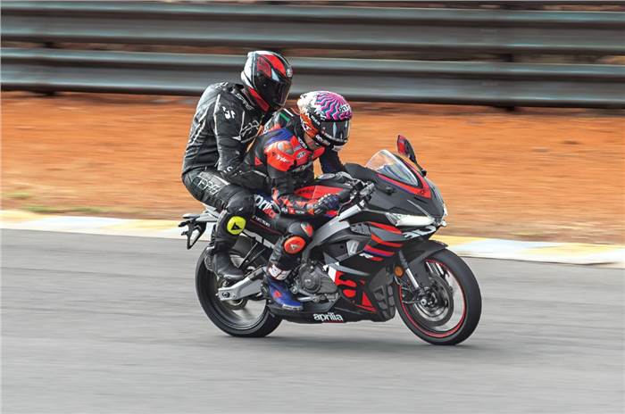 Aprilia RS 457, Aprilia Racers Day India, trackday