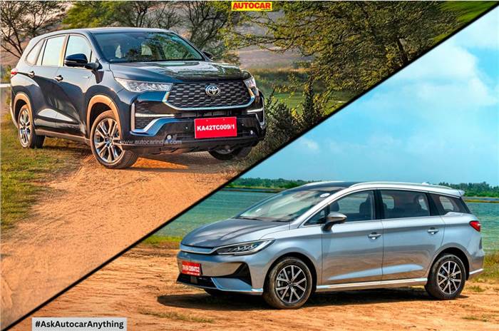 Toyota Innova Hycross vs BYD eMax 7