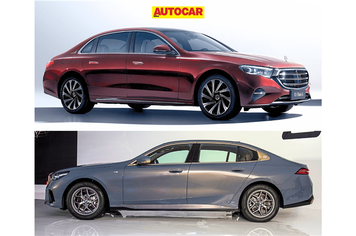 BMW 5 Series vs Mercedes E-Class: LWB dimensions comparison