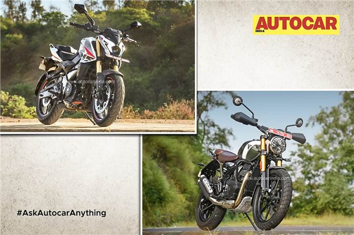 Bajaj Pulsar NS400Z or Triumph Scrambler 400 X: Which is the best bike for a tall rider?