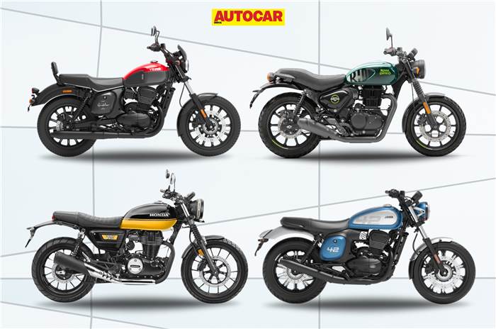 Jawa 42 Fj vs rivals: specifications compared