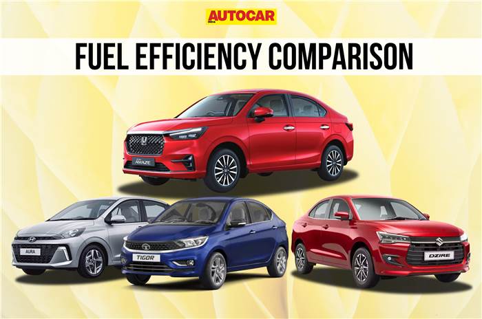 Honda Amaze fuel efficiency vs rivals 