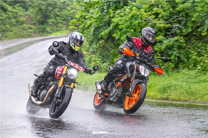 Triumph Speed 400 vs KTM 390 Duke: Which is quicker?