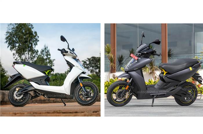 Ather 450 range: variants explained