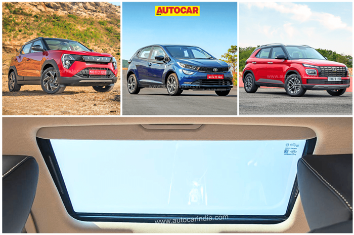 Cars, SUVs with sunroof under Rs 10 lakh