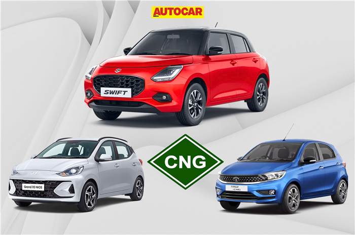 Maruti Swift CNG, Hyundai Grand i10 Nios CNG, Tata Tiago CNG