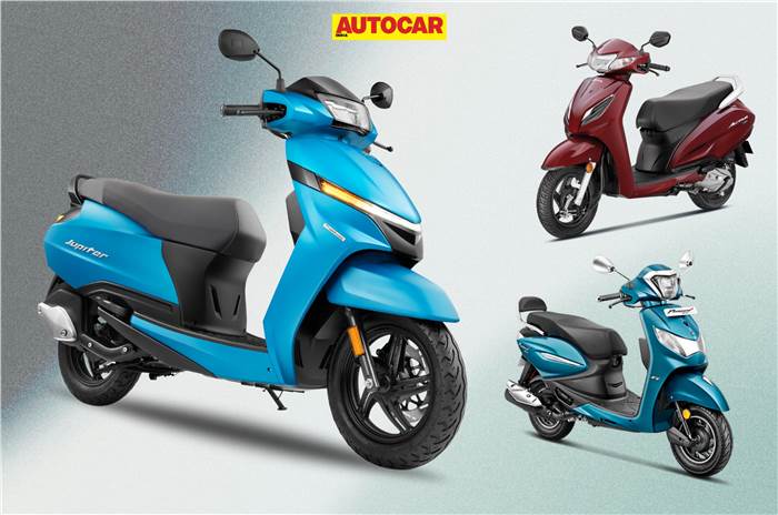 TVS Jupiter 110 vs rivals