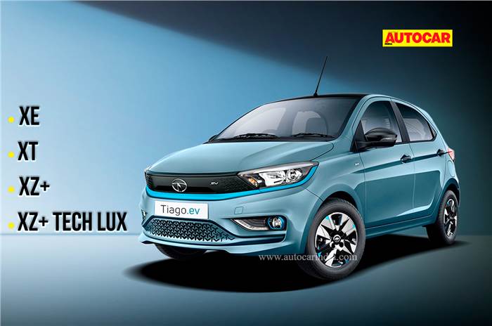 Tata Tiago EV variants explained