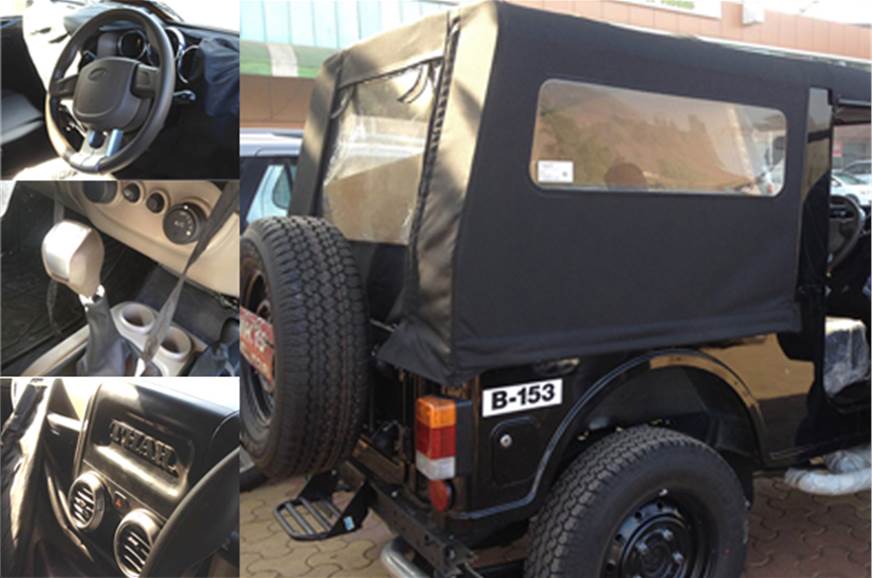 2015 Mahindra Thar Facelift Spied Inside Out Autocar India