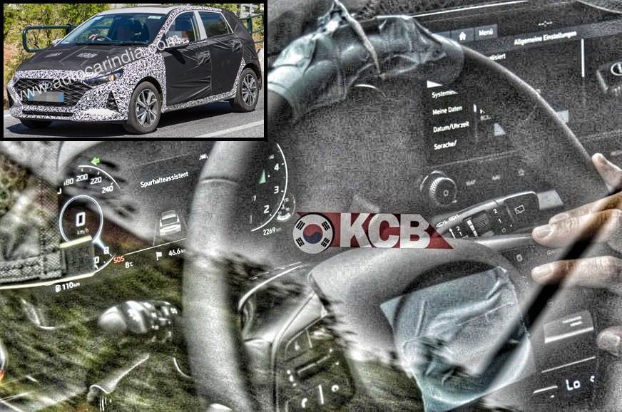 Next Gen Hyundai I20 Interior Spy Shots Confirm Digital