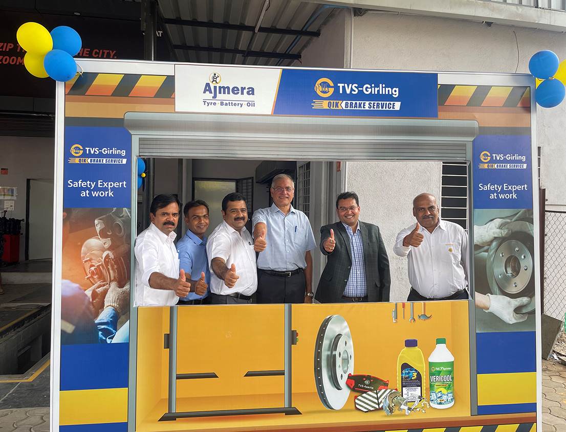 Brakes India opens TVS Girling’s 100th Qik brake service centre in Pune