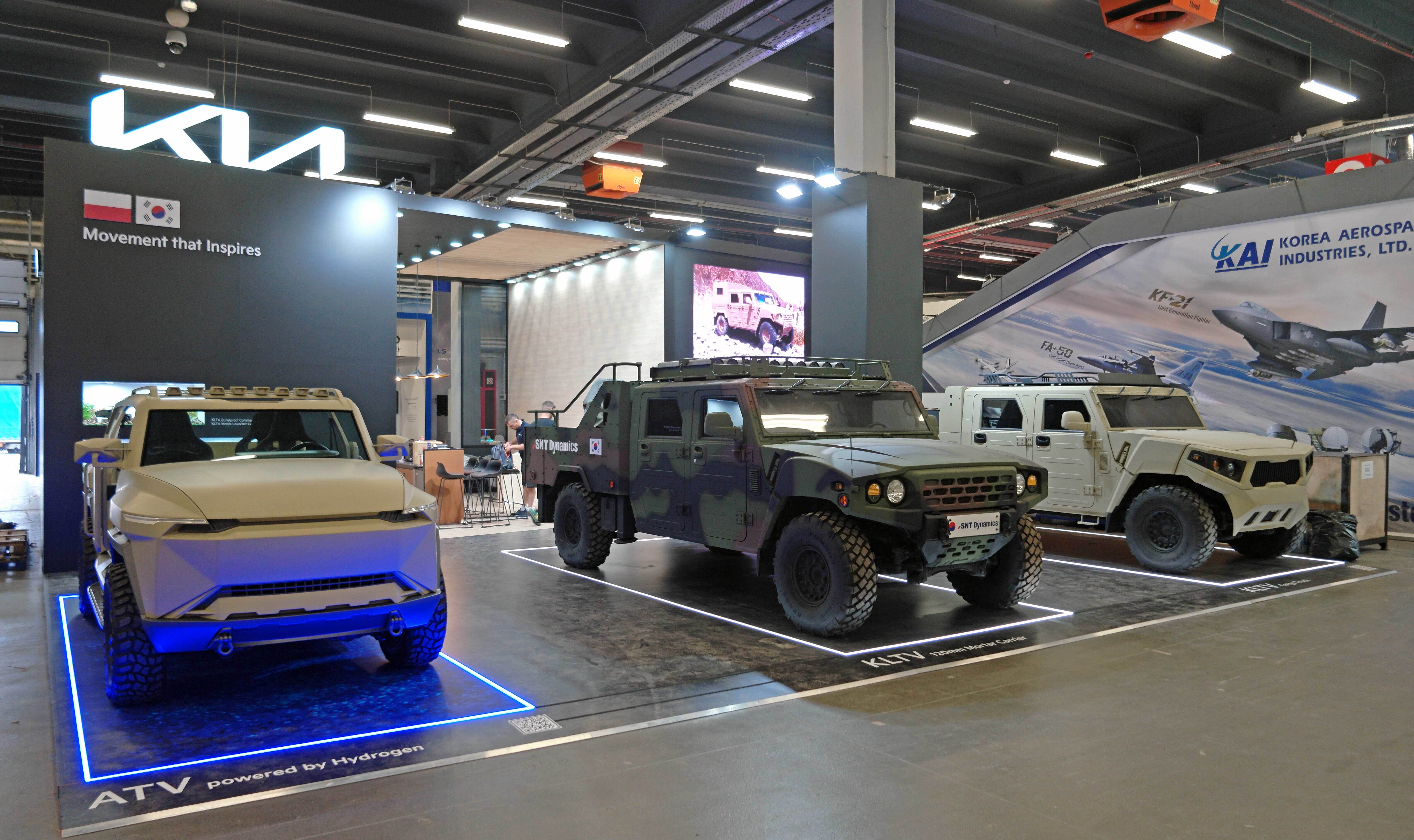 Kia to display three vehicles at European defence expo Autocar