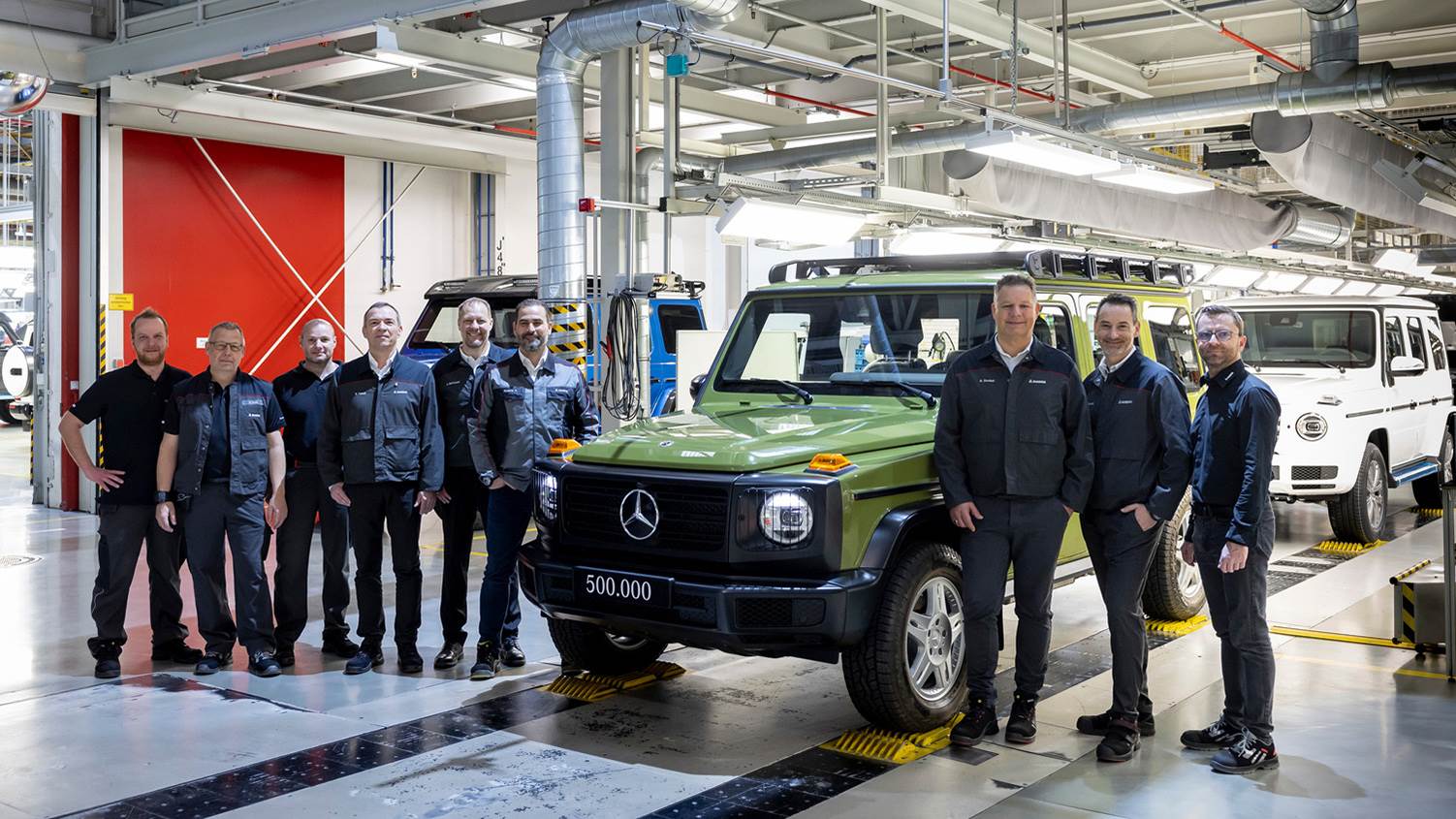 Magna rolls out 500,000th Mercedes GClass Autocar Professional