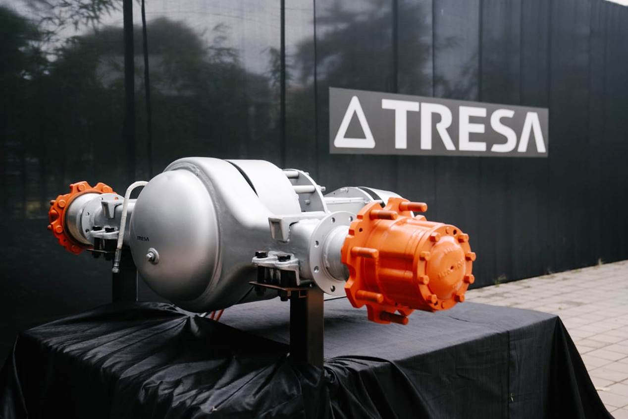 Tresa Motors Unveils E Axle With Axial Flux Motor Electric Truck