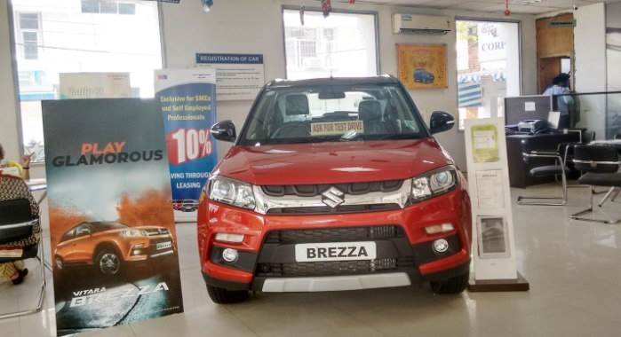 brezza car showroom near me